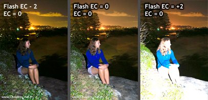 flash exposure compensation