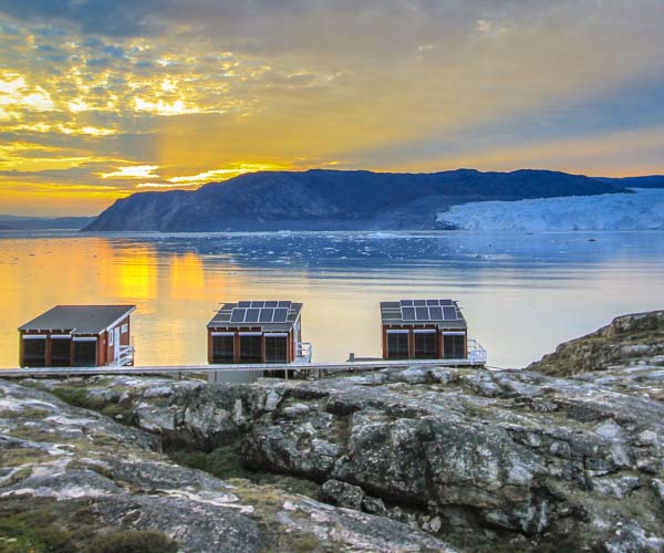 luxury remote lodges in greenland