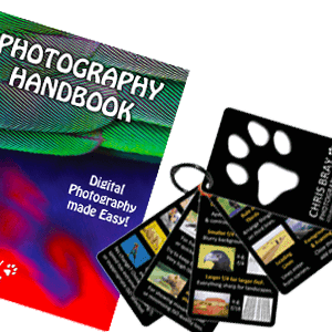 photography course booklet and clip cards