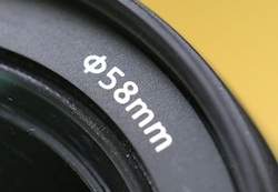 lens filter diameter
